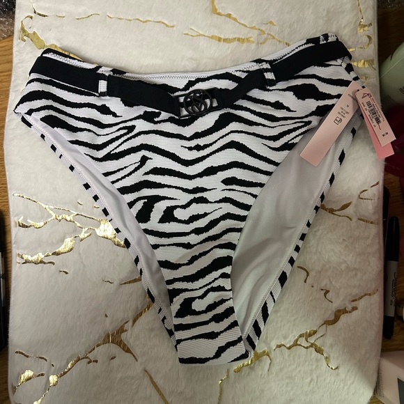 Victoria’s Secret Zebra Print Set Sz: M - Picture 3 of 8